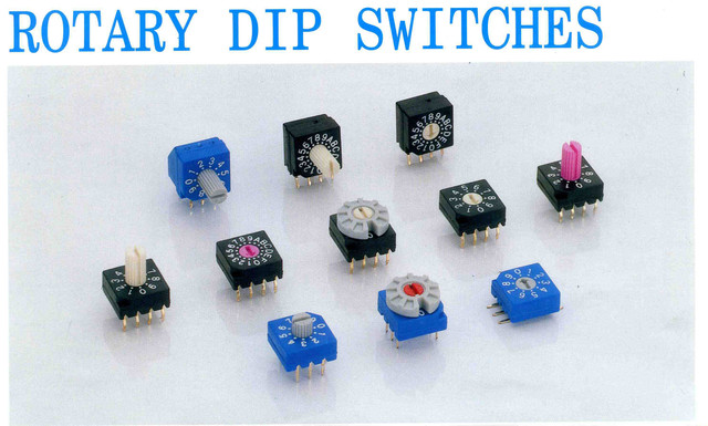 旋转开关/bcd编码开关/旋转开关/程式开关/dip switch/rotary switch