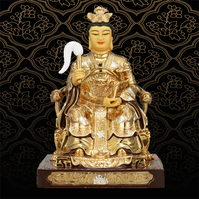 高级鎏金佛像 瑶池金母