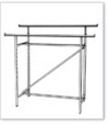 Double rail racks-1'' square tubing