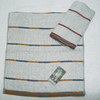 橫紋竹炭毛巾