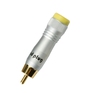 RCA PLUG WITH METAL CAP