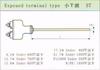 Exposed terminal type 小T頭 ST   