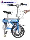 可遙控電動摺疊自行車
