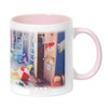[詔暘禮贈品] 《S46陶瓷玻璃系列》LS-01A LS內釉熱轉印杯(粉紅色)×1個(馬克杯 碗 茶