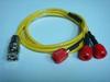 Triaxial(公) to Banana(3母signal+guard+ground)-Cable
