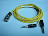 Triaxial(公) to Banana(2公signal+ground)-Cable
