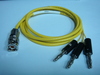 Triaxial(公) to Banana(3公signal+guard+ground)-Cable