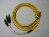Triaxial(公) to 3鱷魚夾(signal+guard+ground)-Cable 