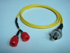 Triaxial(母) to Banana(2母signal+ground)-Cable