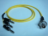 Triaxial(母) to Banana(3公signal+guard+ground) cable