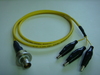 Triaxial(母) to 3鱷魚夾(signal+guard+ground)-Cable