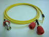 Triaxial BNC(母) to Banana(2母)-Cable