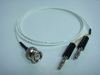 Coaxial(公) to Banana(2公signal+ground)-Cable