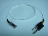 Coaxial(母) to Banana(2公signal+ground)-Cable