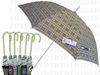 鉤繡花邊UV蘇格蘭格直傘