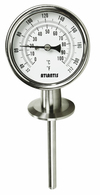 衛生型雙金屬溫度計 (直立式) BTI-S