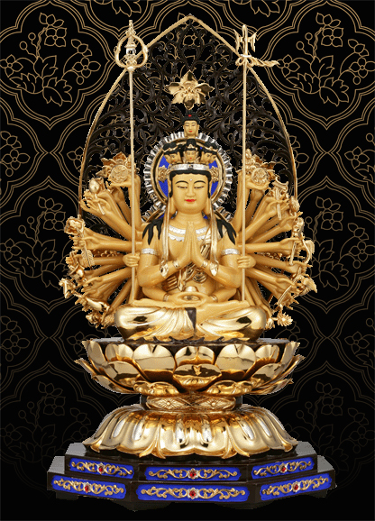 庄严佛像之千手千眼观世音菩萨