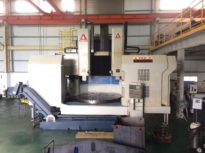 油机vtl2500atc-2r g cnc双滑柱立式车床